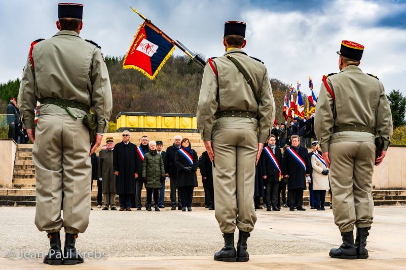 Hartmannswillerkopf ceremony for the hundred year since the end of WW1